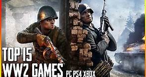 Top 15 World War 2 Games | WW2 Games For PC PS4 XBOX