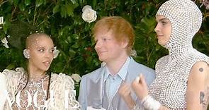 Cara Delevingne, Ed Sheeran & FKA Twigs on the Met Gala Red Carpet | Met Gala 2024 | Vogue