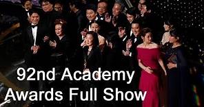 92nd Academy Awards Full I Oscars Awards 2020 Full Event I