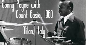 Count Basie & His Orchestra 1960 "Cute" | Sonny Payne Drum Solo | Frank Wess | Milan, Italy
