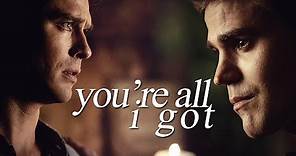 “You’re all I got” || Damon & Stefan