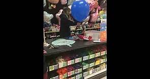 Blowing Up Balloons At Party City!!!