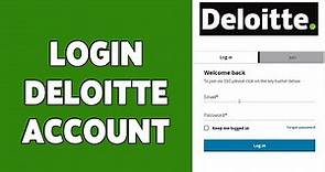 Deloitte Account Login Guide 2024 | Deloitte Account Sign In | my.deloitte.com