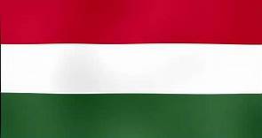Bandera Ondeando e Himno de Hungría - Flag Waving and Anthem of Hungary