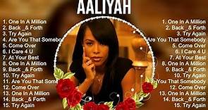 Aaliyah Greatest Hits Full Album ~ Top Songs of the Aaliyah