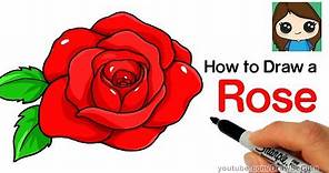 How to Draw a Rose step by step Easy