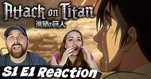 Attack on Titan S1 E1 "To You, in 2000 Years - The Fall of Shiganshina: Part 1" Reaction & Review