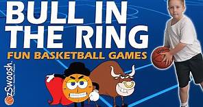 Fun BASKETBALL Drills for Kids - Bull 🐃 in the Ring (Passing Game)