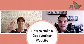 How to Make a Good Author Website