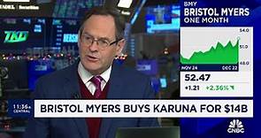 Bristol Myers Squibb to buy Karuna Therapeutics for $14 billion in cash