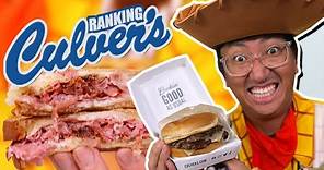 Ranking EVERYTHING at Culver's