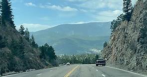 Scenic America ~ Driving Up The Colorado Mountains From Denver To High Elevations