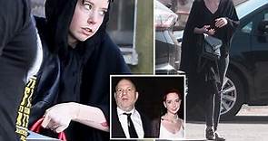 Harvey Weinstein's daughter looks glum after warning over ‘suicidal’ dad
