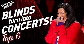 BLIND AUDITIONS turn into CONCERTS on The Voice! | TOP 6 (Part 2)
