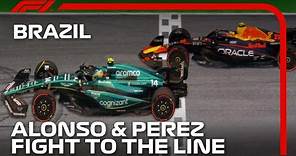 Alonso And Perez's Incredible Photo Finish | 2023 Sao Paulo Grand Prix