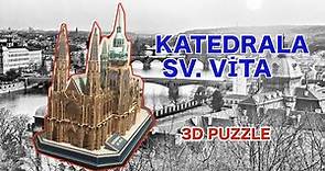Model of The Metropolitan Cathedral of Saint Vitus, PRAGUE // 3D PUZZLE