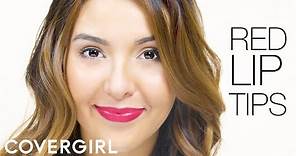 Red Lips Makeup Tips | Giselle Ugarte & COVERGIRL