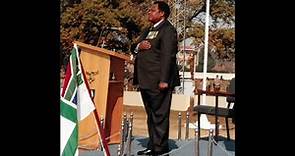 SANDF Full Military Parade in honour of Joe Modise: Part 3 - Speech by Joe Modise.