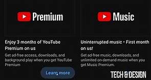 How to get 3 months of YouTube Premium Free