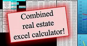 Real Estate Calculator (rev 2.0) | Excel Template