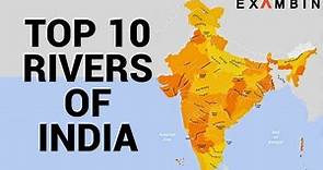 Top 10 Rivers of India | Longest rivers of India with Origin and End.