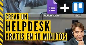 Crear un Helpdesk gratis en 10 minutos con Google Formularios y Trello (2018)