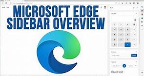 Microsoft Edge Sidebar Overview and Usage