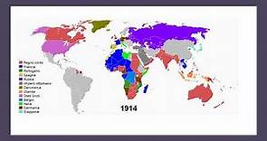 Gli Imperi coloniali fra la fine dell'Ottocento e l'inizio del Novecento