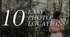 10 Easy Photoshoot Location Ideas (Must Try Photo Locations!)
