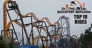 Top 10 Rides at Six Flags Discovery Kingdom