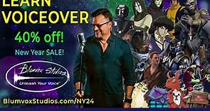 Steve Blum's LIVE Voiceover Classes - 40% Off - New Year Sale