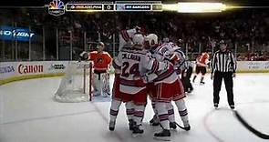 Ryan Callahan scores four goals vs the Flyers | 03/06/2011 [HD]
