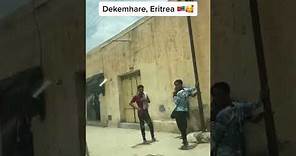 The town of Dekemhare in Eritrea 🇪🇷🇪🇷