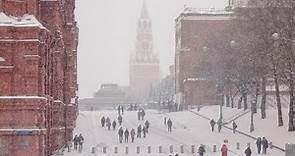 Moscú vive la mayor nevada al comienzo del invierno en 72 años