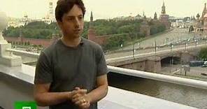 an interview with google's founder sergey brin, in russian