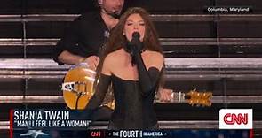 Hear Shania Twain sing her hit song at CNN's July 4th special