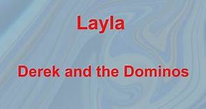 Layla - Derek And The Dominos - with lyrics