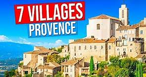 7 BEST VILLAGES of PROVENCE, FRANCE in 4K