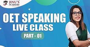 Jinus Academy OET Speaking Live 1