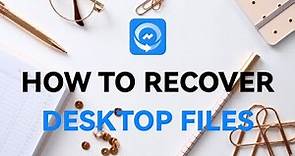 How to Recover Desktop Files in Windows 10 | WorkinTool Data Recovery