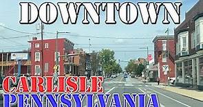 Carlisle - Pennsylvania - 4K Downtown Drive