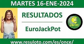 Resultado del sorteo EuroJackPot del martes 16 de enero de 2024