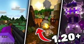 THE BEST 5 Minecraft Bedrock Mods/ADDONS For 1.20+ (MCPE)