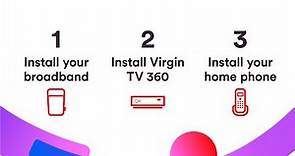 How to install your Virgin TV 360, Hub & phone using QuickStart? Virgin Media