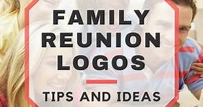 Family Reunion Logo Tips and Ideas
