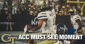 Georgia Tech's Nate McCollum Gets Loose On The End Around | Must See Moment