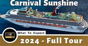 Carnival Sunshine Full Ship Tour - Ultimate Cruise Ship Tour 2024