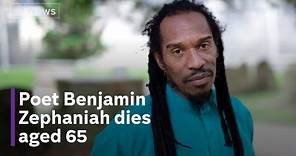 Poet and campaigner Benjamin Zephaniah dies aged 65
