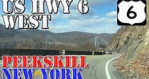 US 6 West - Scenic Route - Peekskill - New York - 4K Highway Drive