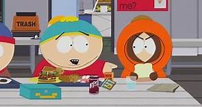 Cartman se burla de la lonchera de Kenny | South Park